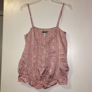 GAP Pink Button Down Camisole